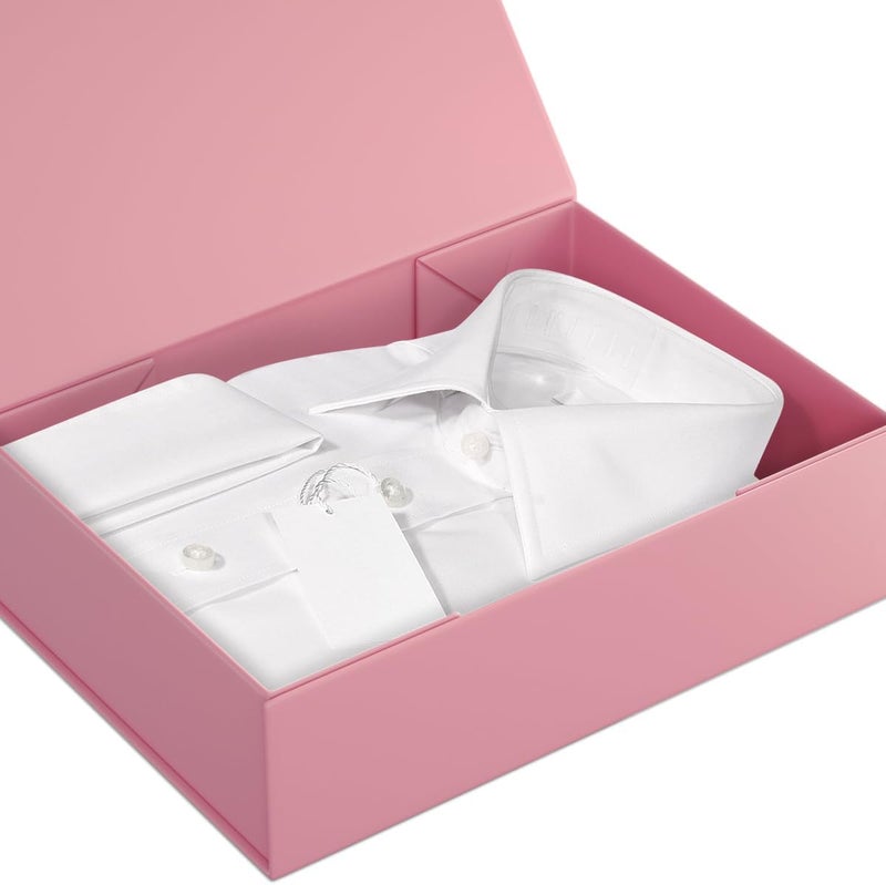 ROSTELACK Pink Gift Boxes 11.9" x 8.5" x 3.3" with Magnetic Closure Lid Gift Box for Presents,Bridesmaid Gifts Boxe,Cute Boxes,Birthday Gift Box,Luxury for Gift Packaging, Magnetic Gift Boxe for Wrapping Gifts - Image 4